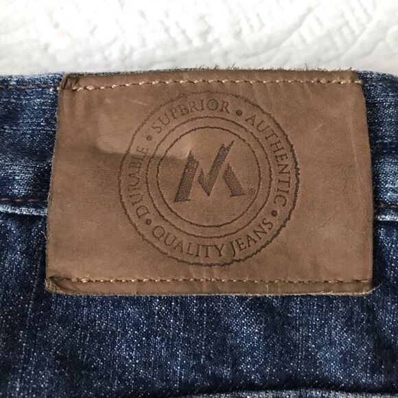 Member's Mark Flannel Lined Blue Jeans Heavy Denim Classic Med Wash Work 40/30 - Picture 4 of 12